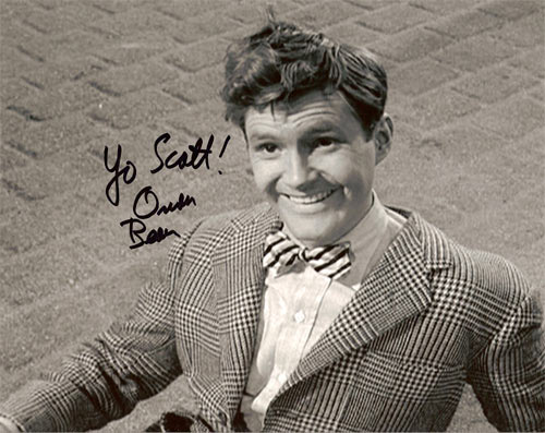 Orson Bean autograph