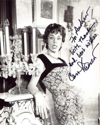 Carol Burnett autograph