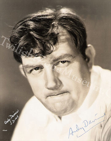 Andy Devine signature