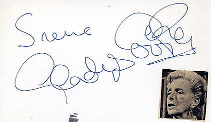 Gladys Cooper signature