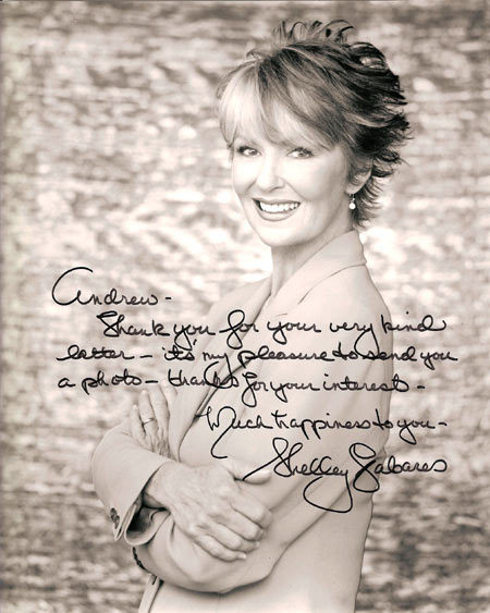 Shelley Fabares signature