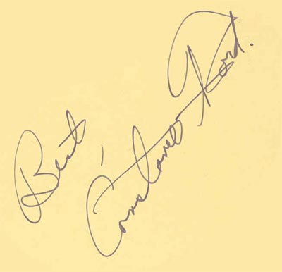 Constance Ford signature