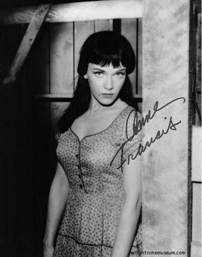 Anne Francis signature