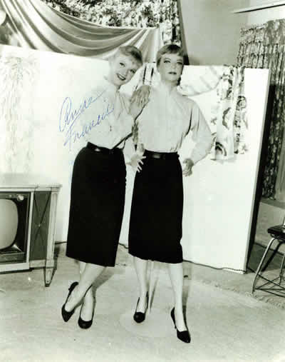 Anne Francis signature