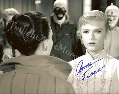 Anne Francis signature