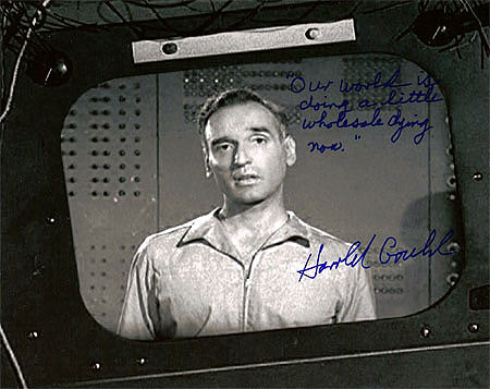 Harold Gould signature