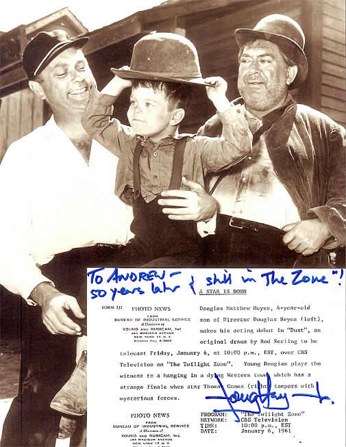 Douglas Heyes Jr. autograph