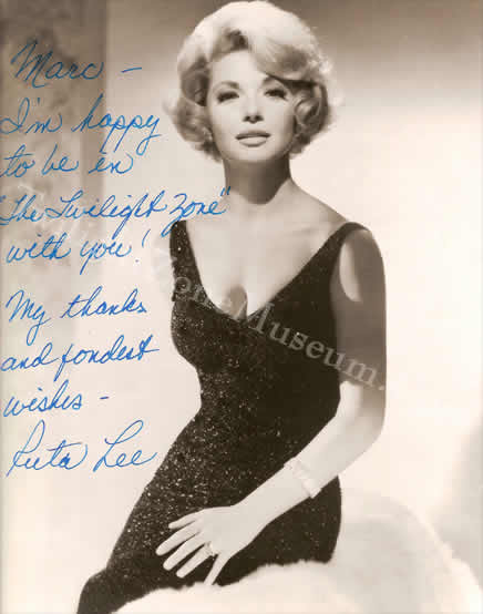 Ruta Lee autograph