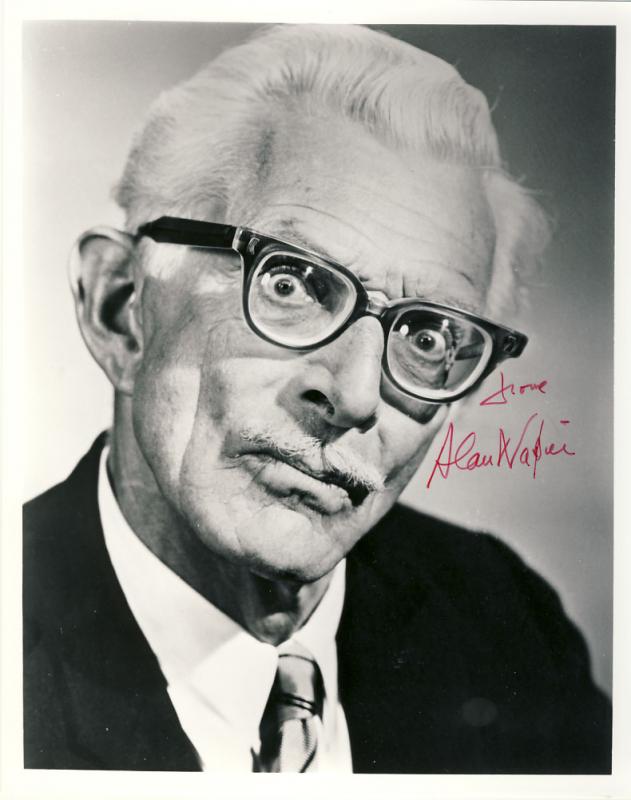 Alan Napier autograph