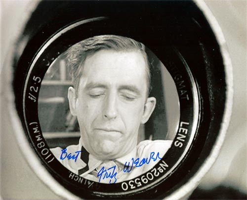 Fritz Weaver autograph