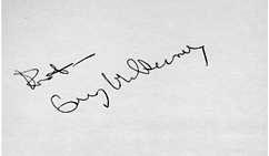 Guy Wilkerson autograph