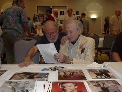 Barry Morse and Jonathan Harris