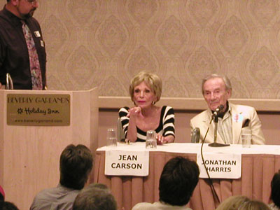 Jean Carson and Jonathan Harris