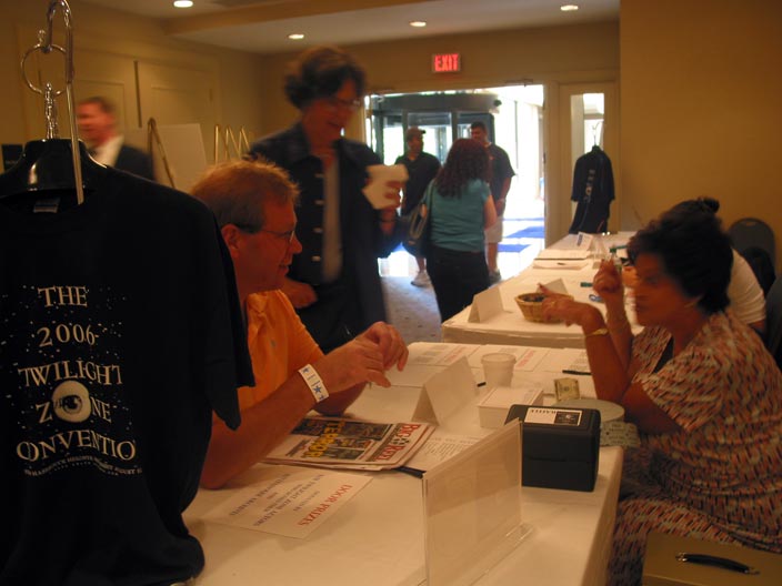 The ticket desk.