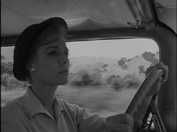 Inger Stevens in "The Hitch-Hiker"